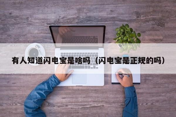 有人知道闪电宝是啥吗（闪电宝是正规的吗）