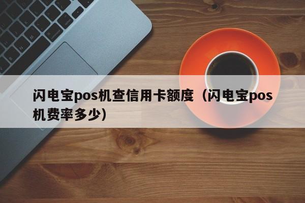 闪电宝pos机查信用卡额度（闪电宝pos机费率多少）