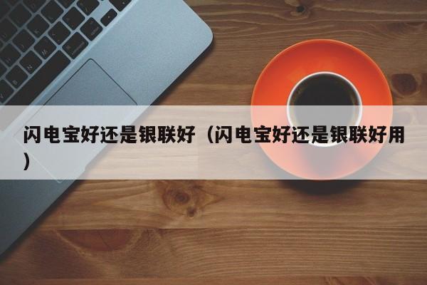 闪电宝好还是银联好（闪电宝好还是银联好用）
