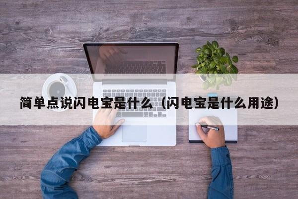 简单点说闪电宝是什么（闪电宝是什么用途）