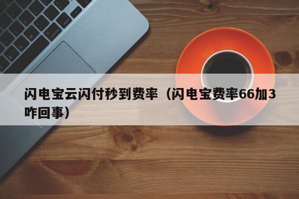 闪电宝云闪付秒到费率（闪电宝费率66加3咋回事）